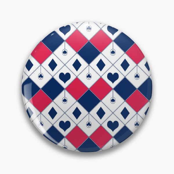 Item preview, Geometric Red Blue White Pattern Card Game designed and sold by fuzzyfox.