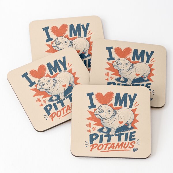Item preview, I Love My Pittie Potamus designed and sold by RebenCantik.