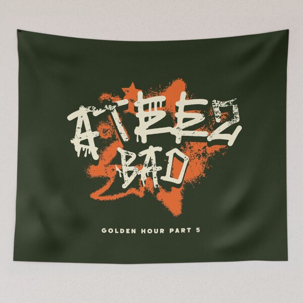 Item preview, ATEEZ BAD graffiti atiny designed and sold by Morcawork.