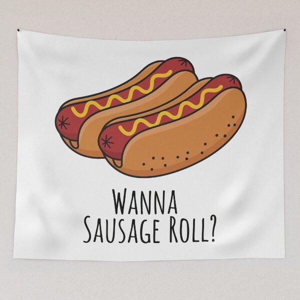 Item preview, Wanna Sausage Roll? designed and sold by Amir Faysal.