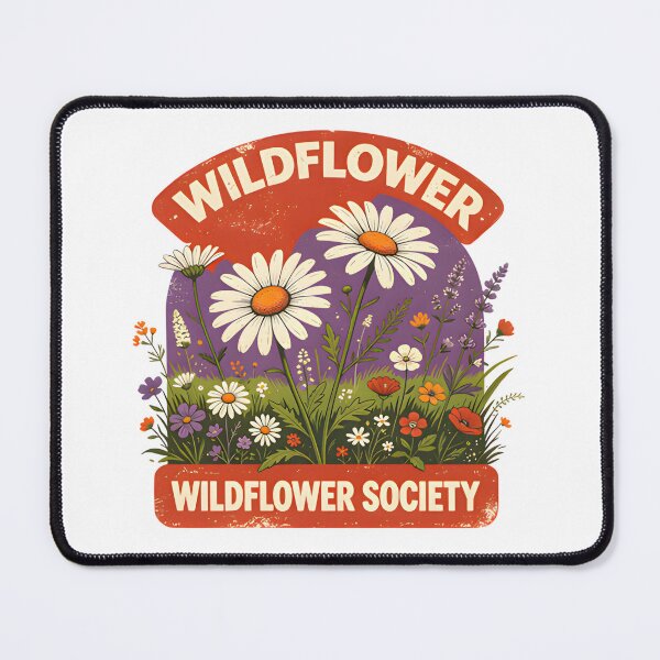 Item preview, Wildflower Society Vintage Botanical T-Shirt Design designed and sold by Spirit of Siam.
