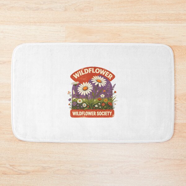 Item preview, Wildflower Society Vintage Botanical T-Shirt Design designed and sold by Spirit of Siam.