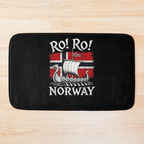 Item preview, Norwegian Viking Ship Norway Flag Row Country Heritage Pride designed and sold by Juansustait.