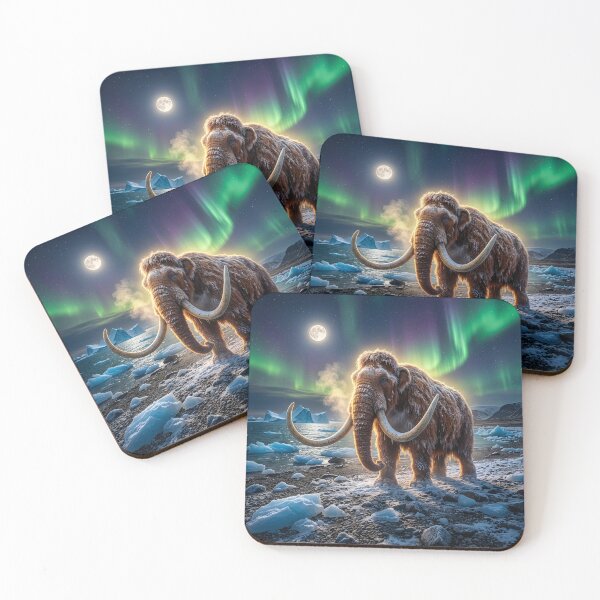 Item preview, Woolly Mammoth on an Icy Shore designed and sold by Tridentulus.