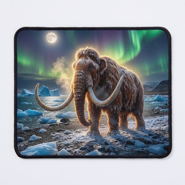 Item preview, Woolly Mammoth on an Icy Shore designed and sold by Tridentulus.