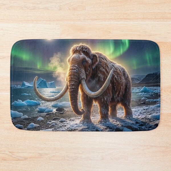 Item preview, Woolly Mammoth on an Icy Shore designed and sold by Tridentulus.