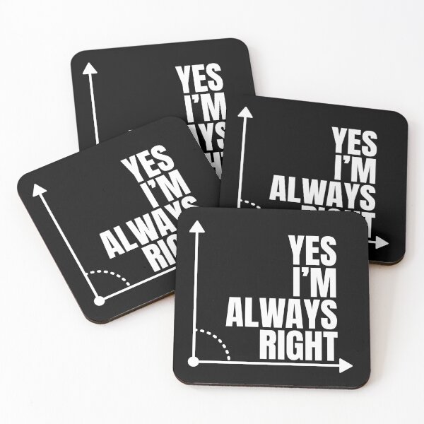 Item preview, Yes Im Always Right Funny Math Puns Teacher Student designed and sold by Dondonmart.