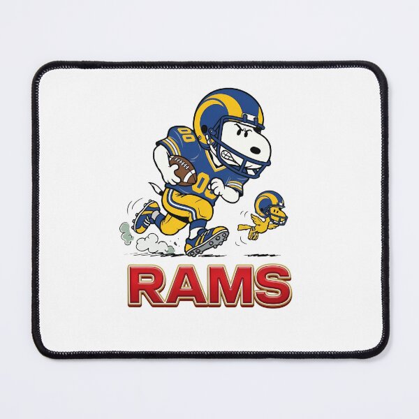 Item preview, Snoopy Football Player Ramss Cartoon designed and sold by WilliamFerris.