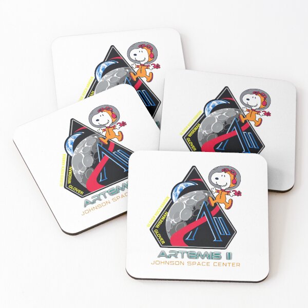 Item preview, Snoopy Artemis II Mission Astronaut Patch designed and sold by catlolistore.