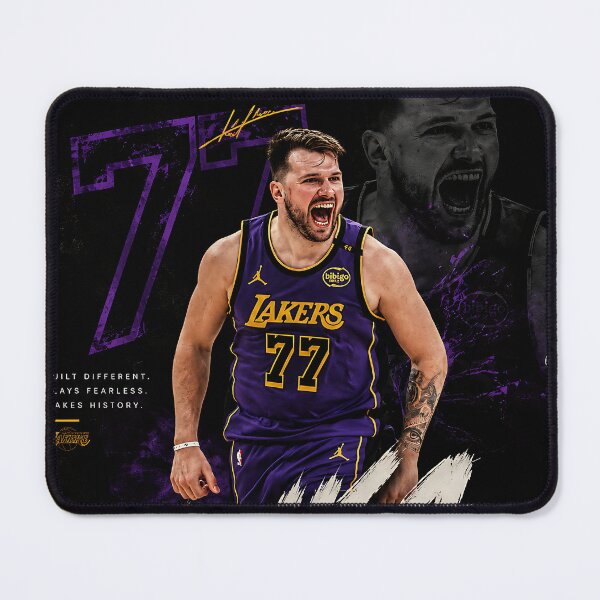 Item preview, Luka Dončić Dark Basketball Poster | Lakers Grunge Sports designed and sold by iwzzuel.