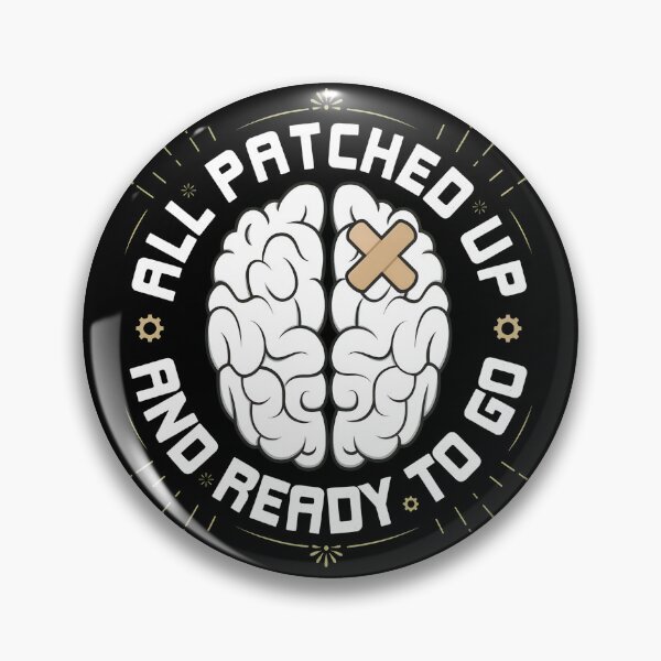 Item preview, All Patched Up Ready To Go Brain designed and sold by LAZARIO-ZMB.