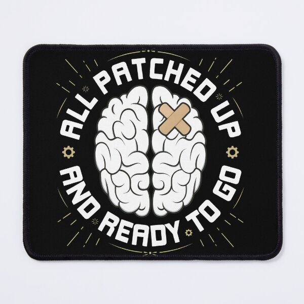 Item preview, All Patched Up Ready To Go Brain designed and sold by LAZARIO-ZMB.