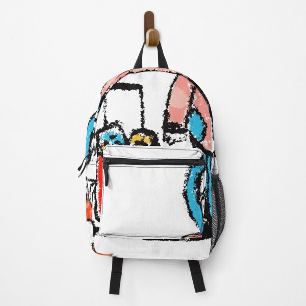 Item preview, Cute Crayon Traveling Character With Red Suitcase And Little Dog designed and sold by NaiveCore.