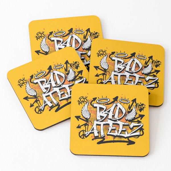 Item preview, ATEEZ bad atiny graffiti designed and sold by Morcawork.