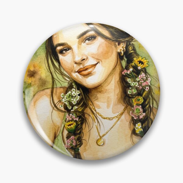 Item preview, Jenna Raine Watercolor Fan Art designed and sold by AlejandroRay.