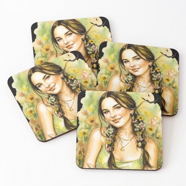 Item preview, Fan art en acuarela de Jenna Raine designed and sold by AlejandroRay.