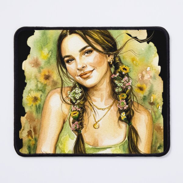 Item preview, Jenna Raine Watercolor Fan Art designed and sold by AlejandroRay.
