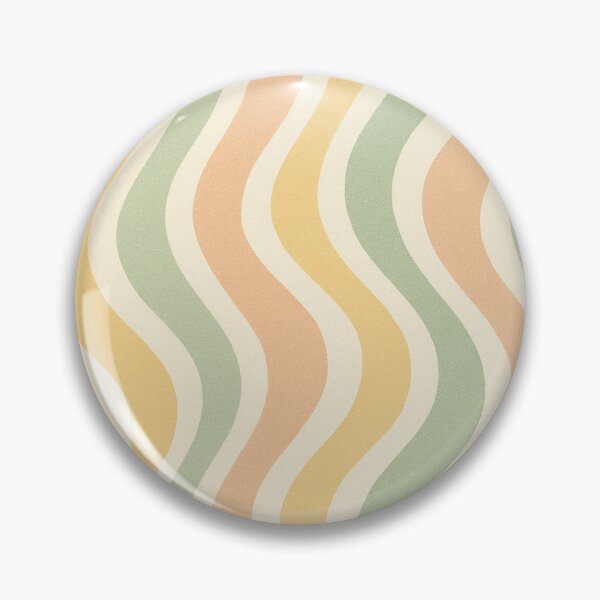 Item preview, Retro Pastel Wavy Stripe Mid Century Abstract iPhone Case designed and sold by FestivityFinds.