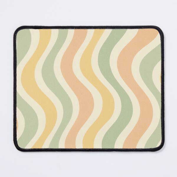 Item preview, Retro Pastel Wavy Stripe Mid Century Abstract iPhone Case designed and sold by FestivityFinds.