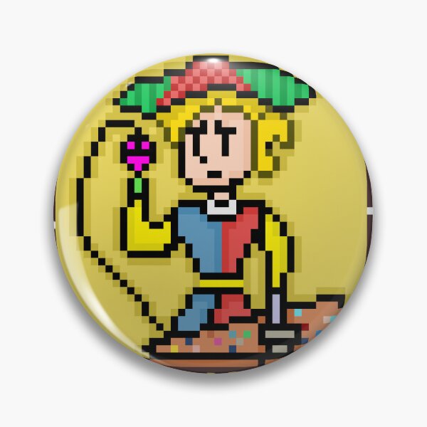 Item preview, The Magician Tarot Card Le Bateleur Marseille Pixel Art designed and sold by RetroRlx.