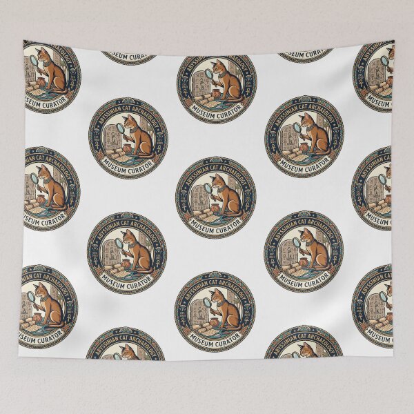 Item preview, Abyssinian Cat Archaeology Museum Curator History designed and sold by PictoVibe.