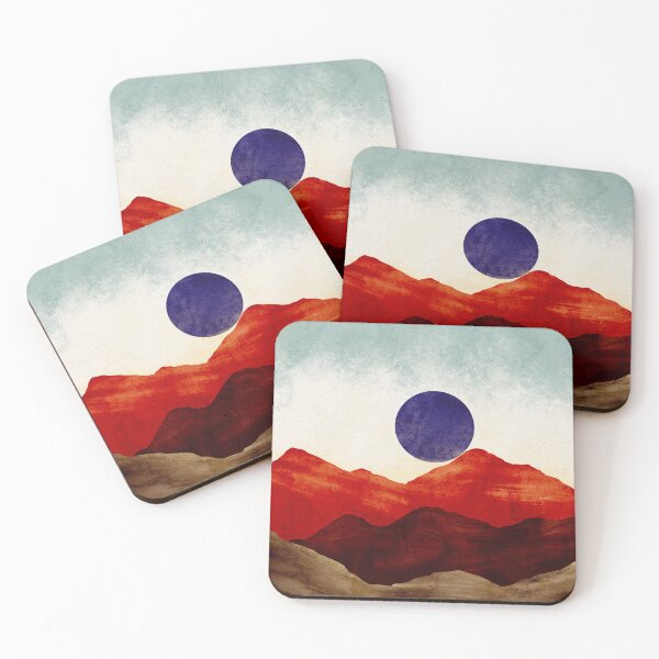 Item preview, moon and mountains retro designed and sold by MirelaBadea.