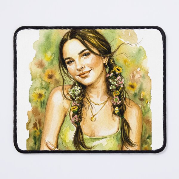 Item preview, Jenna Raine Watercolor Fan Art designed and sold by SechainMailo.