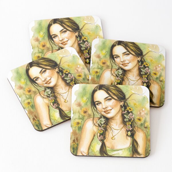 Item preview, Fan art en acuarela de Jenna Raine designed and sold by SechainMailo.