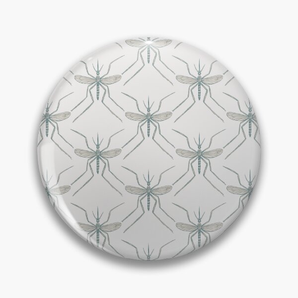 Item preview, Mosquito Trellis / Delicate Insect Lattice in Aqua and Off-White designed and sold by somecallmebeth.