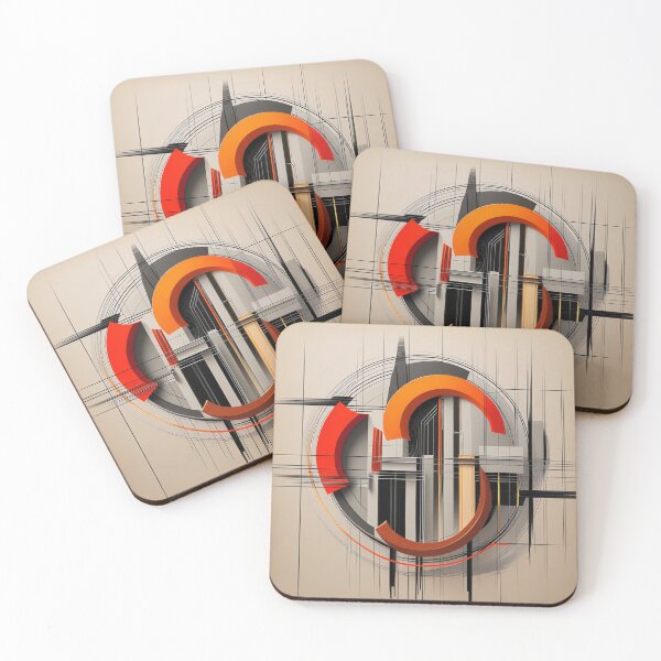 Item preview, Abstract Architectural Geometry | Bold Contemporary Digital Artwork designed and sold by semenol.
