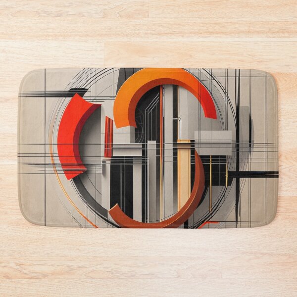 Item preview, Abstract Architectural Geometry | Bold Contemporary Digital Artwork designed and sold by semenol.