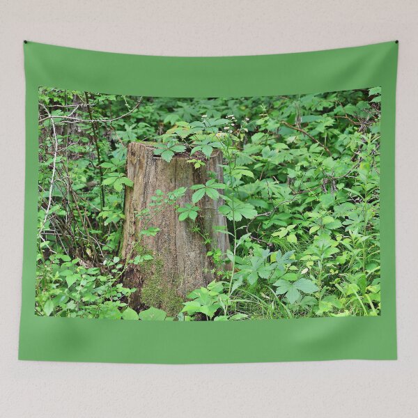 Item preview, Weathered Tree Stump with Friends designed and sold by Martha Sherman.
