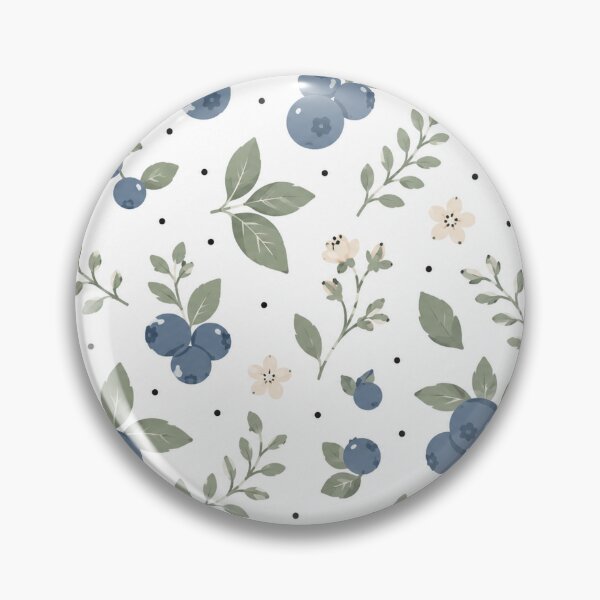 Item preview, Cute Blueberry Botanical Cottagecore Floral Pattern Tote Bag designed and sold by FestivityFinds.
