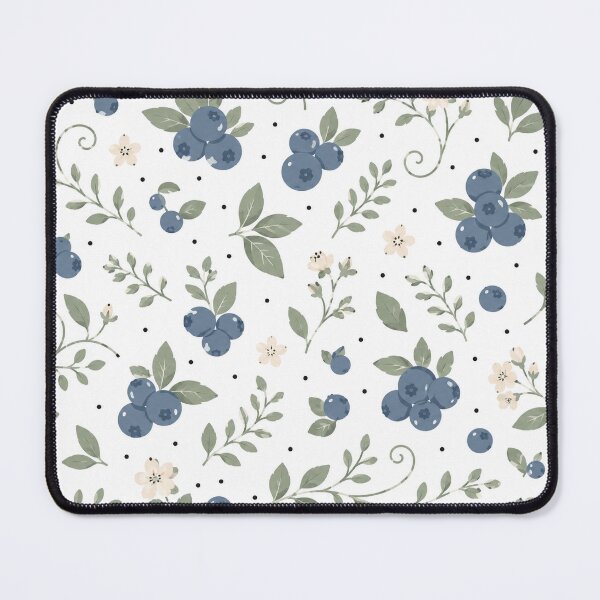 Item preview, Cute Blueberry Botanical Cottagecore Floral Pattern Tote Bag designed and sold by FestivityFinds.