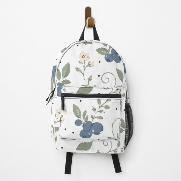 Item preview, Cute Blueberry Botanical Cottagecore Floral Pattern Tote Bag designed and sold by FestivityFinds.