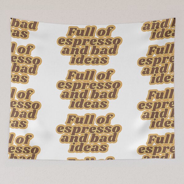 Item preview, espresso and bad ideas designed and sold by Kaylagwill.