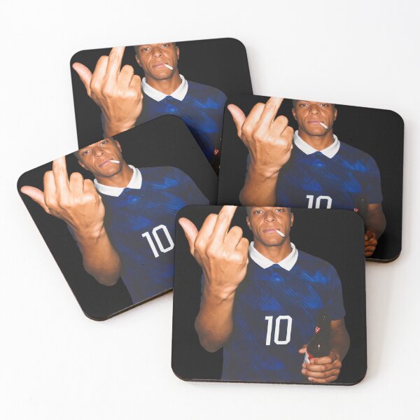 Item preview, Kylian Mbappe Smoking & Drinking Funny Meme designed and sold by AlejandroRay.