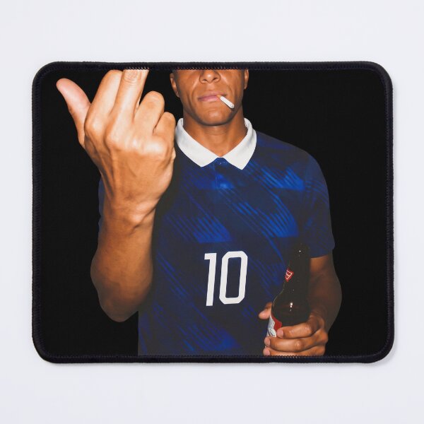Item preview, Kylian Mbappe Smoking & Drinking Funny Meme designed and sold by AlejandroRay.