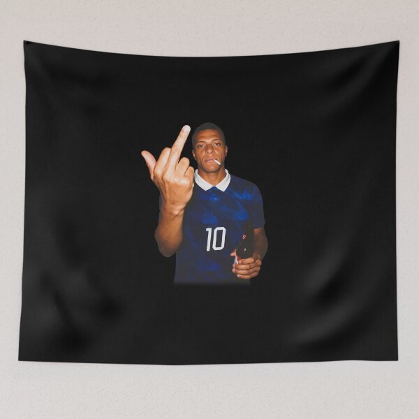 Item preview, Kylian Mbappe Smoking & Drinking Funny Meme designed and sold by AlejandroRay.