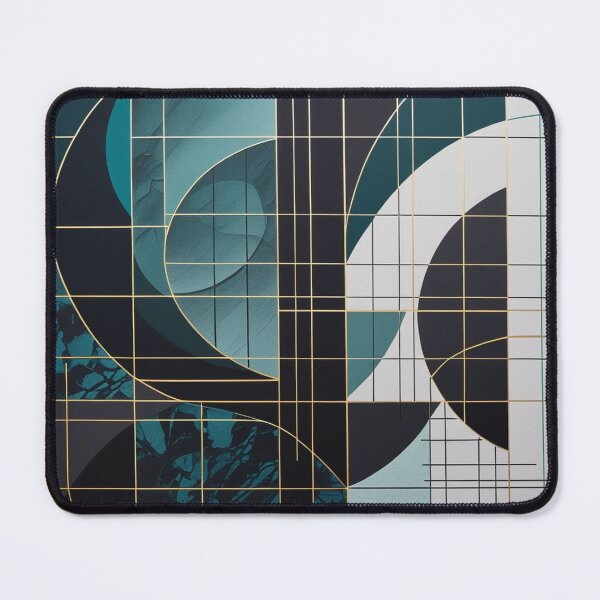 Item preview, Modern Teal Geometric Abstraction designed and sold by semenol.