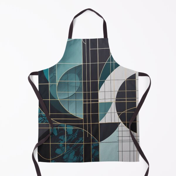 Item preview, Modern Teal Geometric Abstraction designed and sold by semenol.