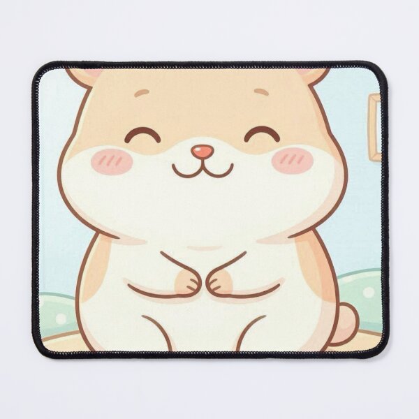 Item preview, Cute Kawaii Hamster Cartoon Pastel Animal Design designed and sold by Alibaba1493.