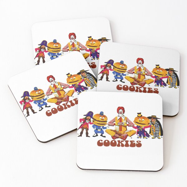 Aperçu de l'œuvre Face avant d'une boîte de biscuits McDonald's des années 1970 créée et vendue par The Retromotel.