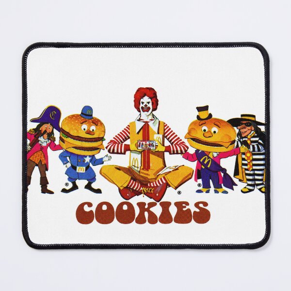 Item preview, McDonalds 1970s cookie box front designed and sold by The Retromotel.