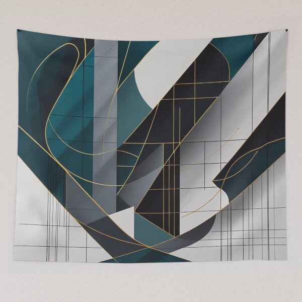 Item preview, Elegant Gold Grid Abstract Design designed and sold by semenol.