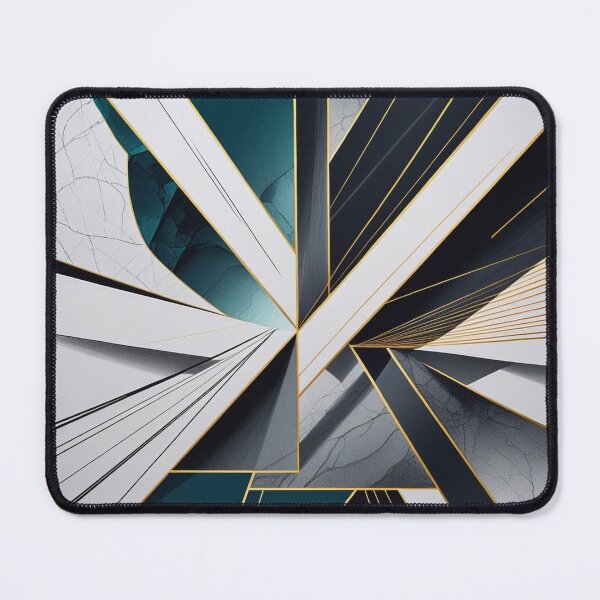 Item preview, Contemporary Teal and Gold Geometry designed and sold by semenol.