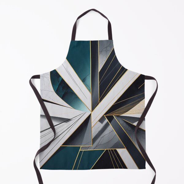 Item preview, Contemporary Teal and Gold Geometry designed and sold by semenol.