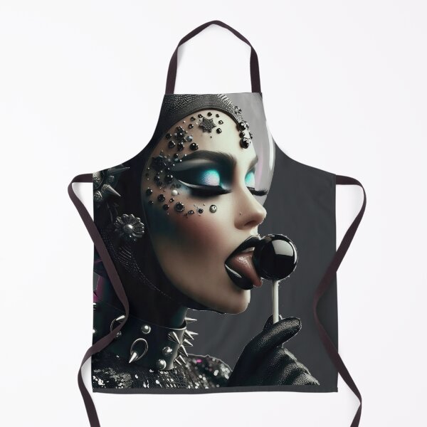 Item preview, Goth Space Queen Licking Lollipop designed and sold by Voodoo Store Paranormal Collections.