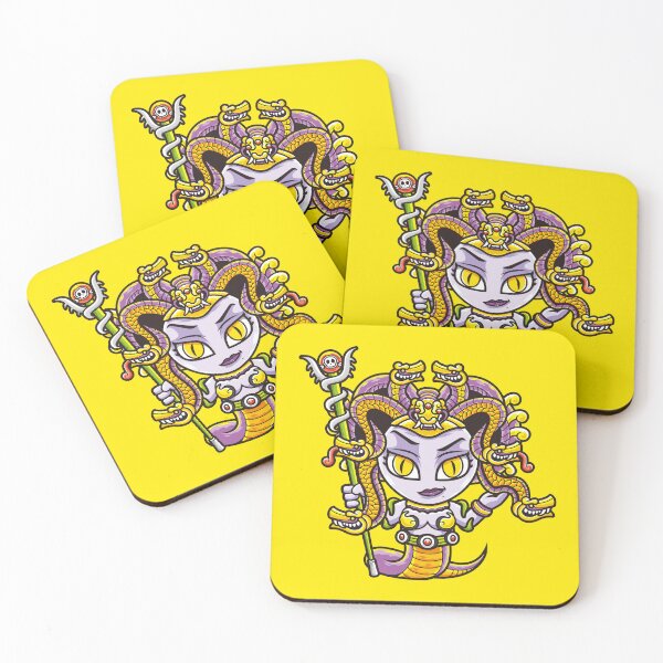 Item preview, Retro Cartoon Medusa Gorgon Character Illustration designed and sold by Lexkon Liu's art.