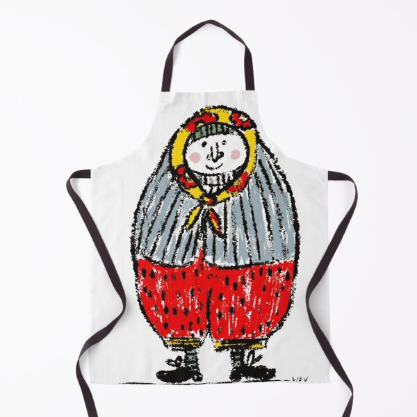 Item preview, Quirky Hooded Character Spotted Red Pants Pastel Art designed and sold by NaiveCore.